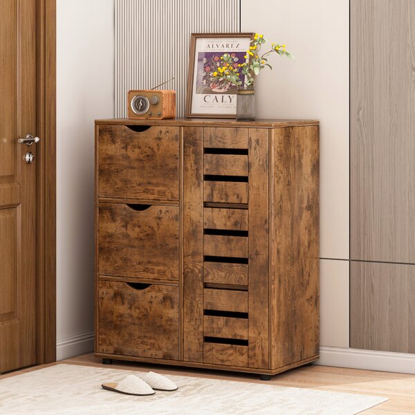 Komoda Rebiko 60,05 x 30,05 x 80,15 cm, dub hnědý, polomatná