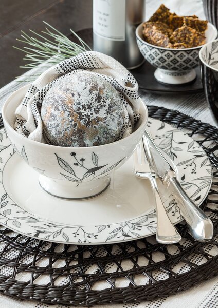 Sada nerezových příborů Curved Silver – set 4 ks