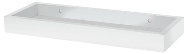 Nástěnná police 40 cm bílá P-010 WT