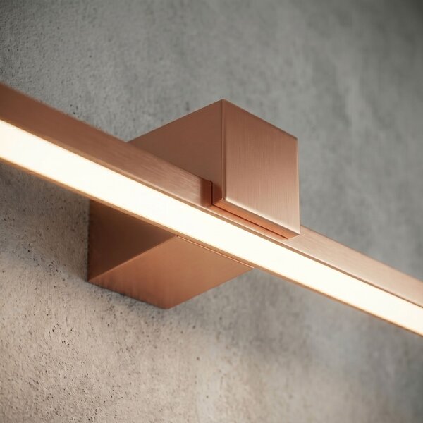 Toolight Rea, Koupelnové nástěnné LED svítidlo SWE054-1W 80 cm COPPER BRUSH, OSW-20154