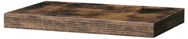 Nástěnná police 40 cm hnědá P-023 OLW