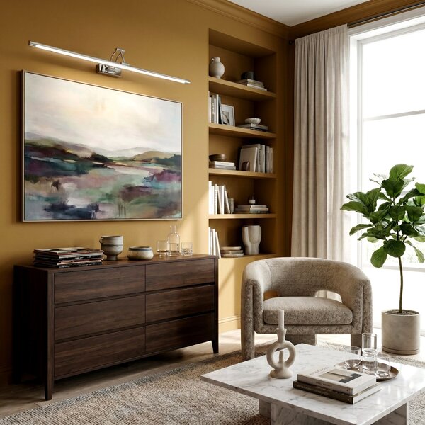 Toolight Rea, Koupelnové nástěnné LED svítidlo SWE018-1W 80cm Chrome, OSW-20117