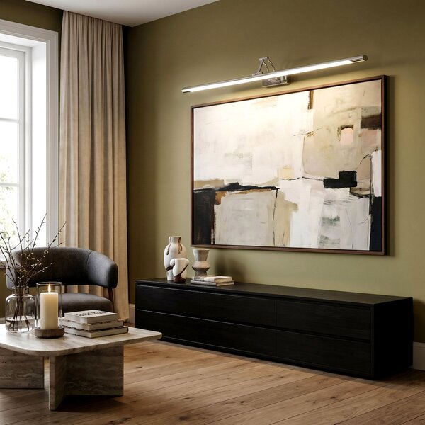 Toolight Rea, Koupelnové nástěnné LED svítidlo SWE018-1W 80cm Chrome, OSW-20117