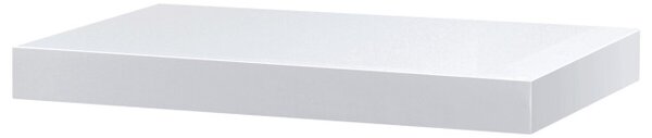Nástěnná police 40 cm bílá P-023 WT lesk