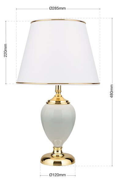 Stolní lampa OLA41229, Varianta Stříbrná