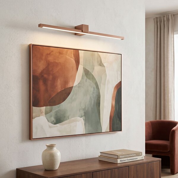 Toolight Rea, Koupelnové nástěnné LED svítidlo SWE054-1W 80 cm COPPER BRUSH, OSW-20154