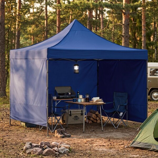 Party stan 3x3 m se stěnami SPRINGOS GP0010 modrý