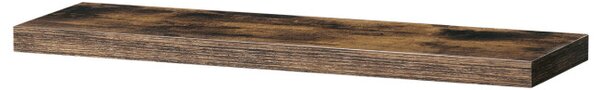 Nástěnná police 80 cm hnědá P-005 OLW