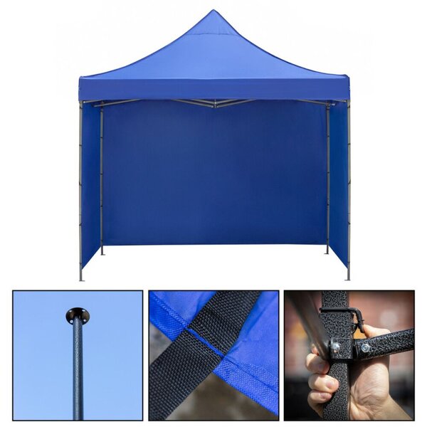 Party stan 3x3 m se stěnami SPRINGOS GP0010 modrý