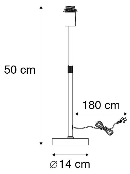 Stolní lampa ocelová nastavitelná - Parte
