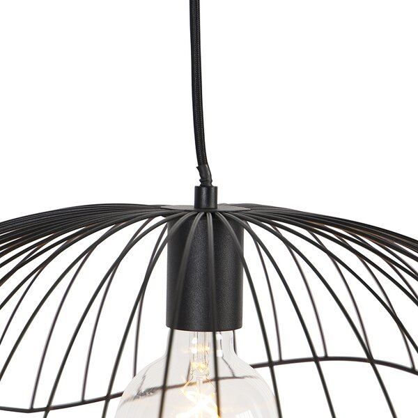 Designové závěsné svítidlo černé 50 cm - Pua