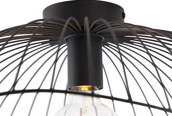 Designové stropní svítidlo černé 50 cm - Pua