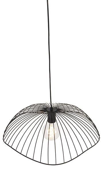 Designové závěsné svítidlo černé 50 cm - Pua