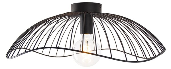 Designové stropní svítidlo černé 50 cm - Pua