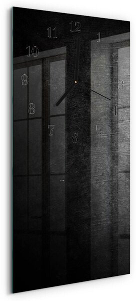 Skleněné hodiny vertikální Talíř zsppc-30x60-00172687