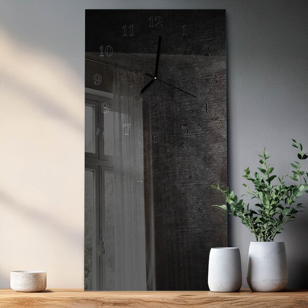 Skleněné hodiny vertikální Talíř zsppc-30x60-00172687