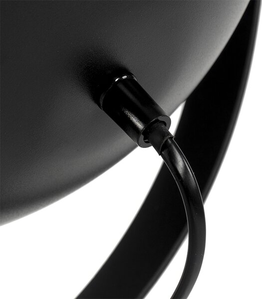 Stolní lampa černá se zlatem 63,3 cm trojnožka nastavitelná - Magnax