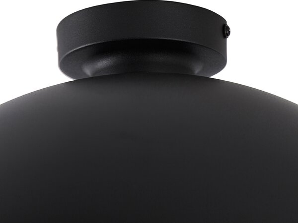 Stropní lampa černá se zlatem 42 cm nastavitelná - Magnax