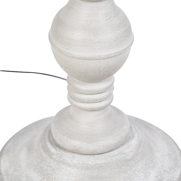 Retro stojací lampa šedá se zeleným stínítkem Granny - Classico