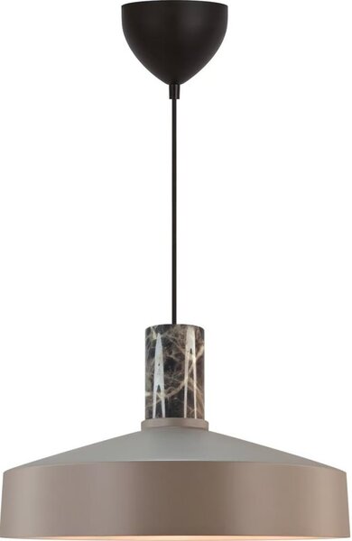 Nordlux - Lustr na lanku ELVAS 1xE27/60W/230V pr. 37,5 cm hnědá