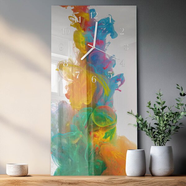 Skleněné hodiny vertikální Vzor zsppb-30x60-00090700