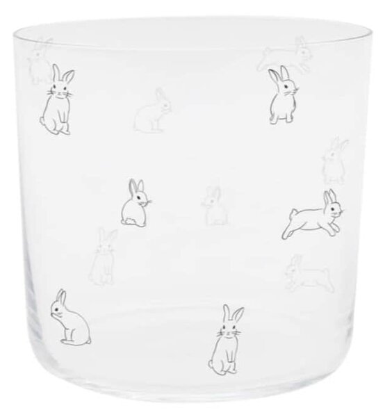 Sklenice na vodu Rabbit Black 350 ml