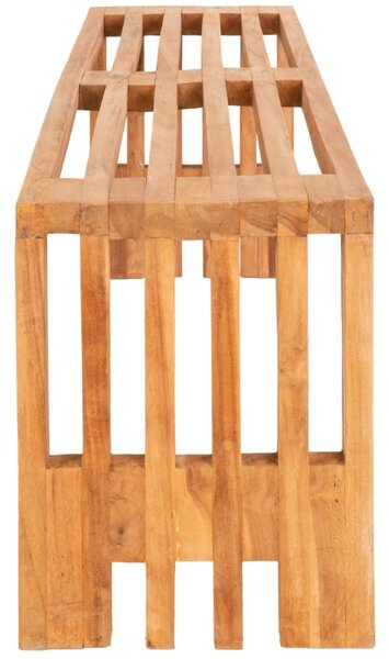 Nordic Living Teaková zahradní lavice Benta 140 cm