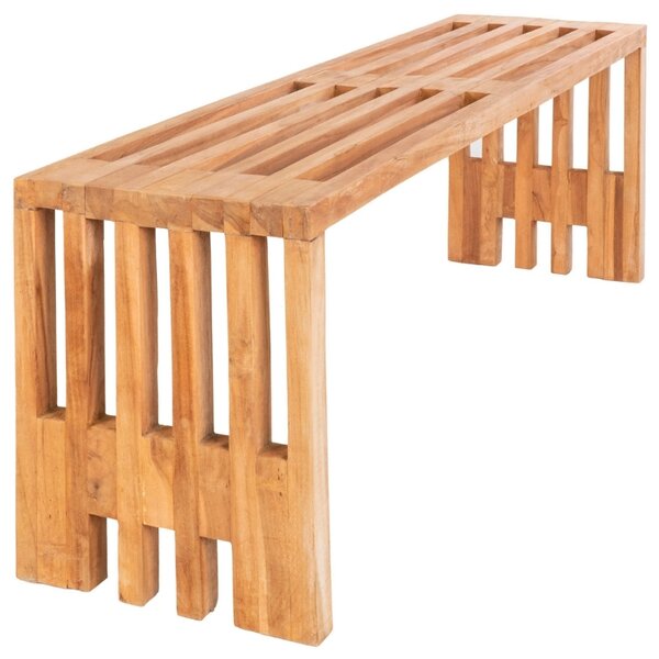 Nordic Living Teaková zahradní lavice Benta 140 cm