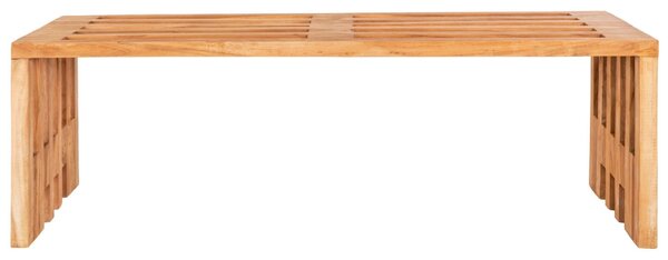 Nordic Living Teaková zahradní lavice Benta 140 cm