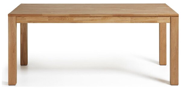 Kave Home Dubový rozkládací jídelní stůl Isbel 140/220 x 90 cm