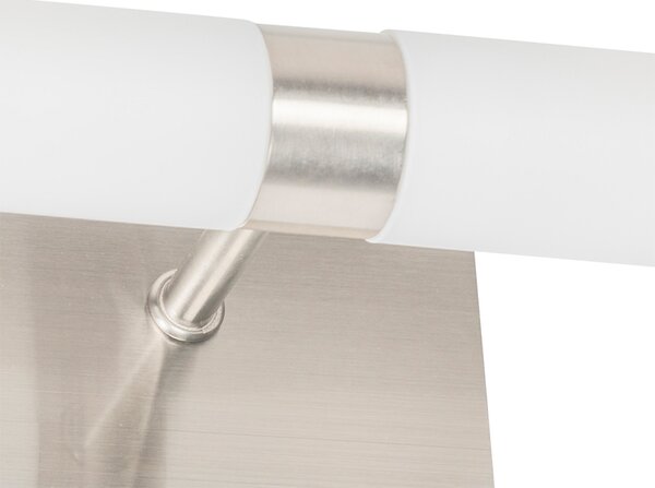 Moderní nástěnná lampa do koupelny ocel IP44 2-světlo - Bath