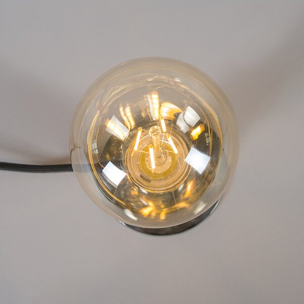 Moderní stolní lampa chrom - Facil