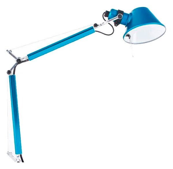 Artemide - Tolomeo MICRO Stolní Lampa s Clamp Blue - Lampemesteren