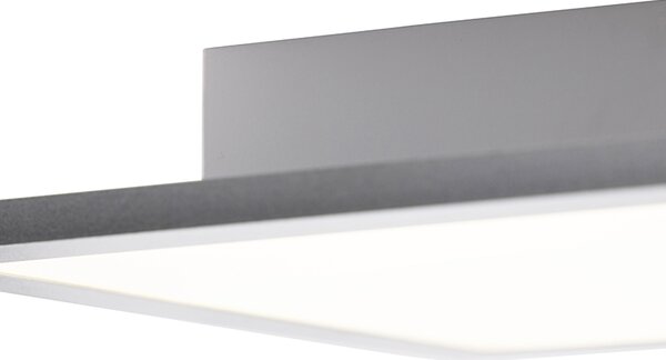 Ocelové stropní svítidlo 120 cm vč. LED s dálkovým ovládáním - Liv