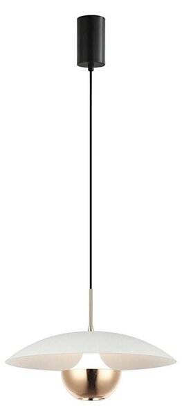 LED Lustr na lanku VALIA LED/9W/230V bílá/zlatá
