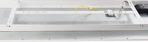 Moderní stropní svítidlo ocel 120 cm vč. LED 4-stupňové stmívatelné - Liv