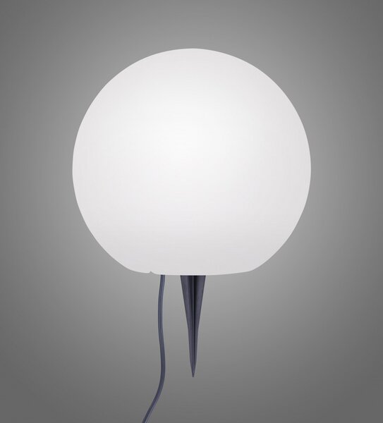 Trio 551754001 LED zahradní ​​svítidlo Nector 1x8,5W | 600lm | 3000-5500K | IP44 | RGB - k zapíchnutí, stmívatelné, dálkové ovládání, paměťová funkce, nastavitelná teplota osvětlení, WiZ, bílá