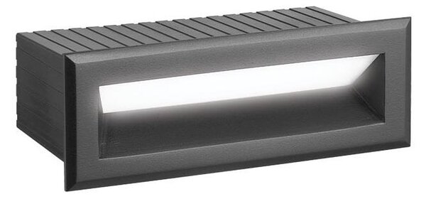 LED Venkovní vestavné svítidlo FLIK LED/3W/230V IP65 antracit