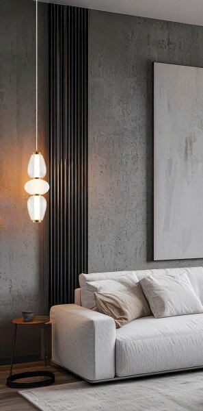 LED Lustr na lanku SHINY LED/17W/230V bílá/zlatá