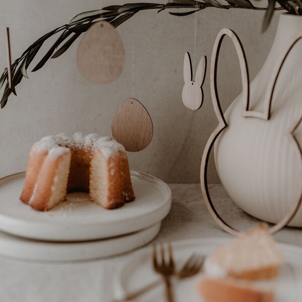 Velikonoční ozdoba Rabbit Natural – set 8 ks