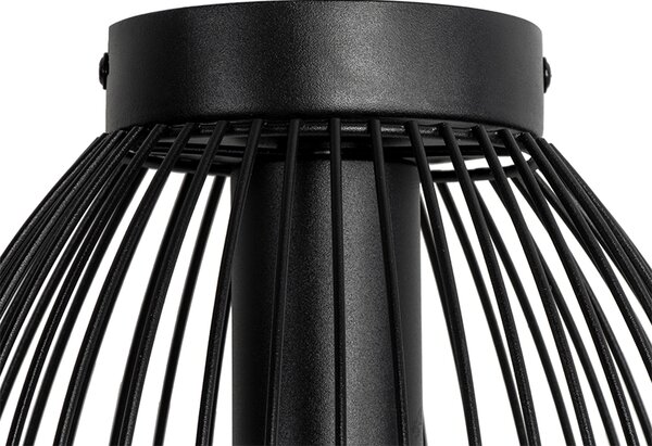 Designové stropní svítidlo černé 20 cm - Pua