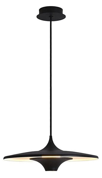 LED Lustr na lanku RENE LED/19W/230V CRI 90 černá