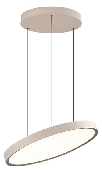 LED Lustr na lanku DENVER LED/76W/230V béžová