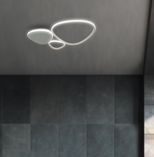 LED Nástěnné svítidlo HELIX LED/33W/230V šedá