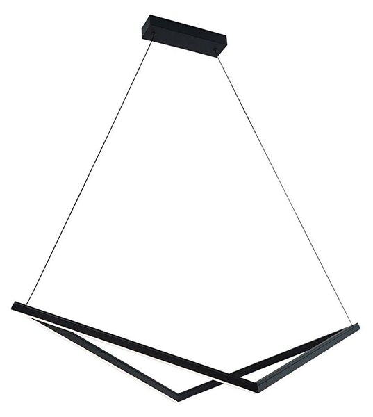 LED Lustr na lanku ISLA LED/32W/230V černá