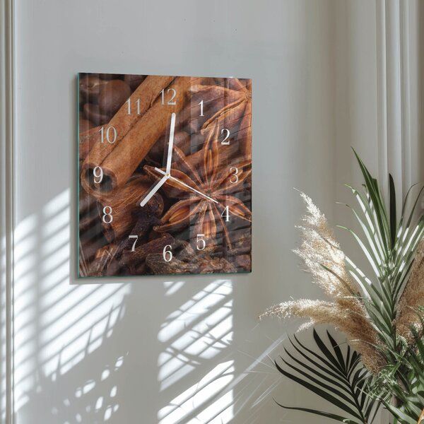 Skleněné hodiny Vanilka zskb-30x30-00081399