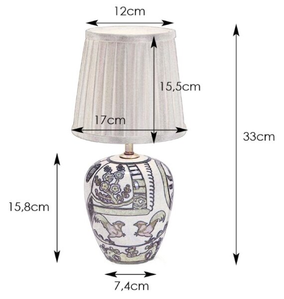 Markslöjd 104999 - Stolní lampa GÖTEBORG 1xE14/40W/230V