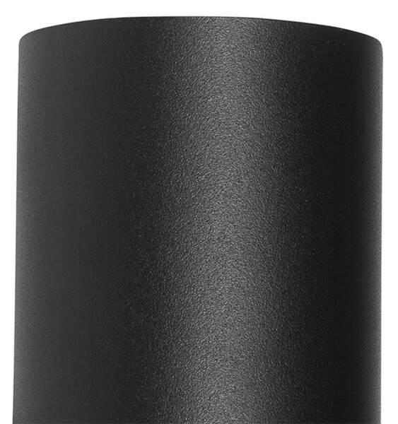 Moderní nástěnná lampa černá 2-světlo - Jeana