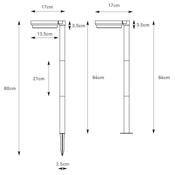 Markslöjd 108953 - LED Stmívatelná solární lampa FRAME LED/2W/3,7V 4000 mAh IP44