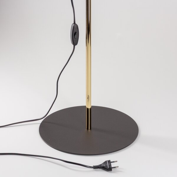 Brilagi - Stojací lampa VULCANO 3xG9/8W/230V zlatá/kouřová béžová